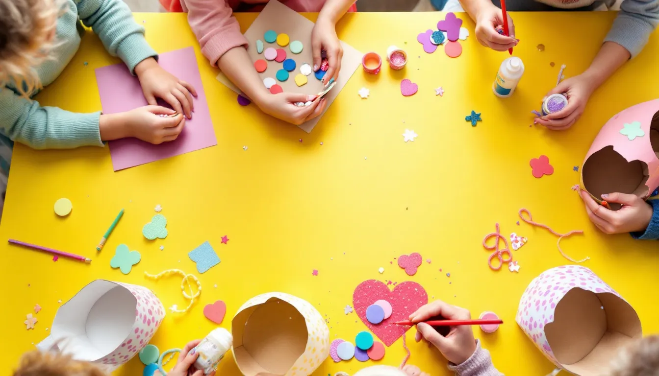 Professional children's party entertainment with themed decoration and engaged kids at a UK children's party