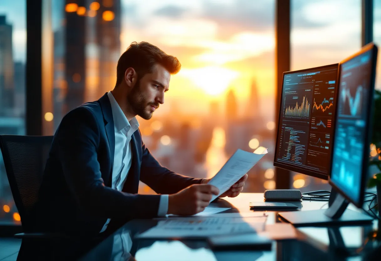 Spend analytics dashboard showing budget utilization, vendor analysis, and policy compliance trends